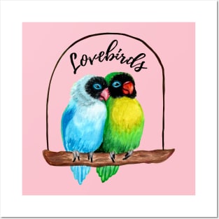 A Couple of Lovebirds Posters and Art